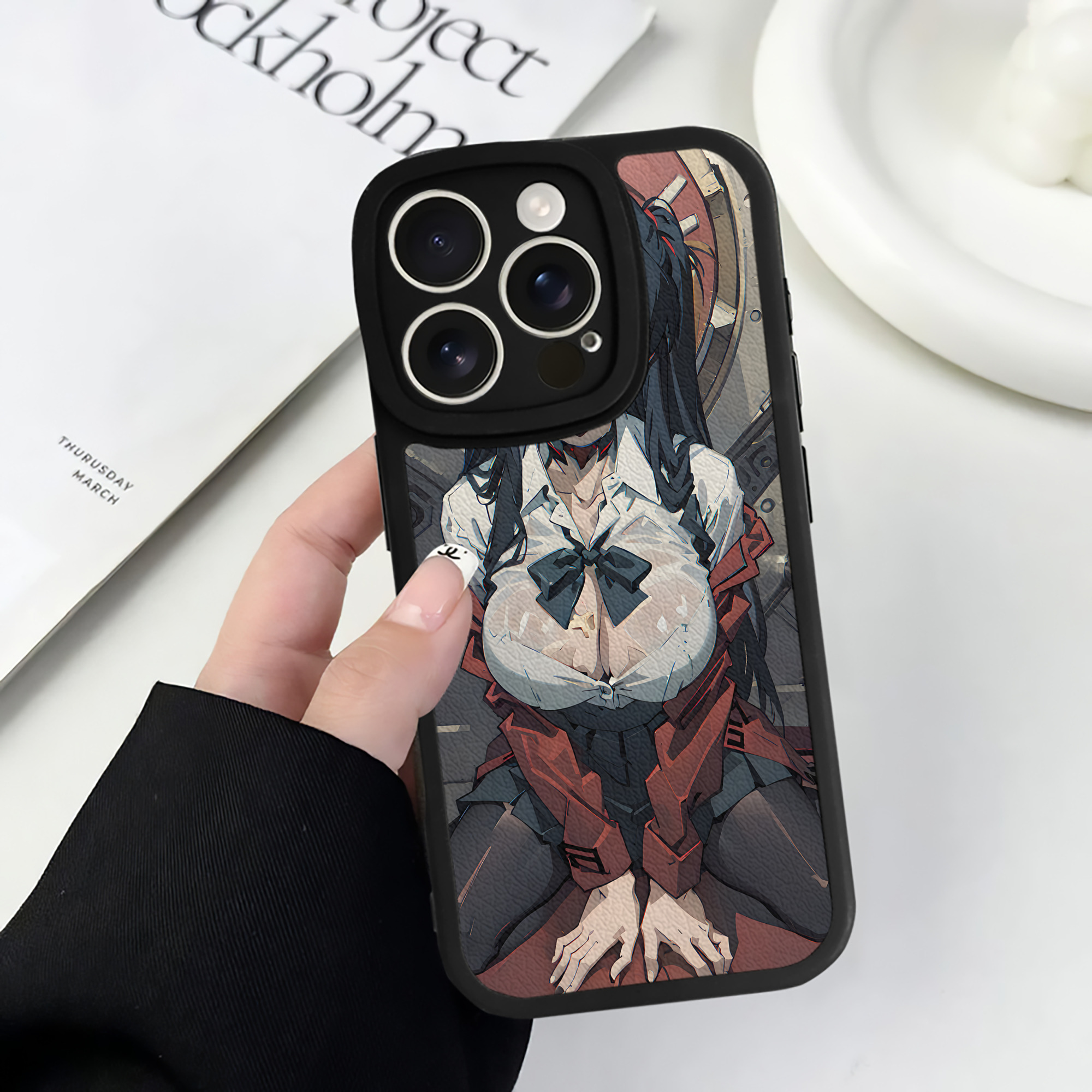 （画像用） EVA 新世紀エヴァンゲリオン 【iPhone 16シリーズ対応】シリコンスマホケース（レザー調） 材質：シリコン